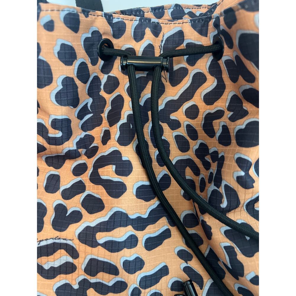 Lesportsac Leopard Print Drawstring Backpack Bag … - image 3